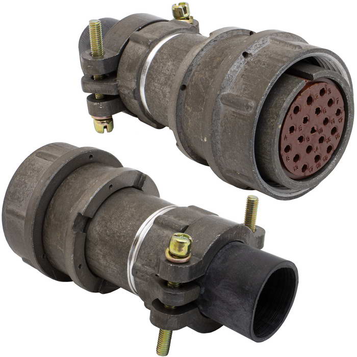 Разъём RUICHI RM27-19-TK-S-D кабельная прямая неэкранированная розетка (аналог 2рмдт27)