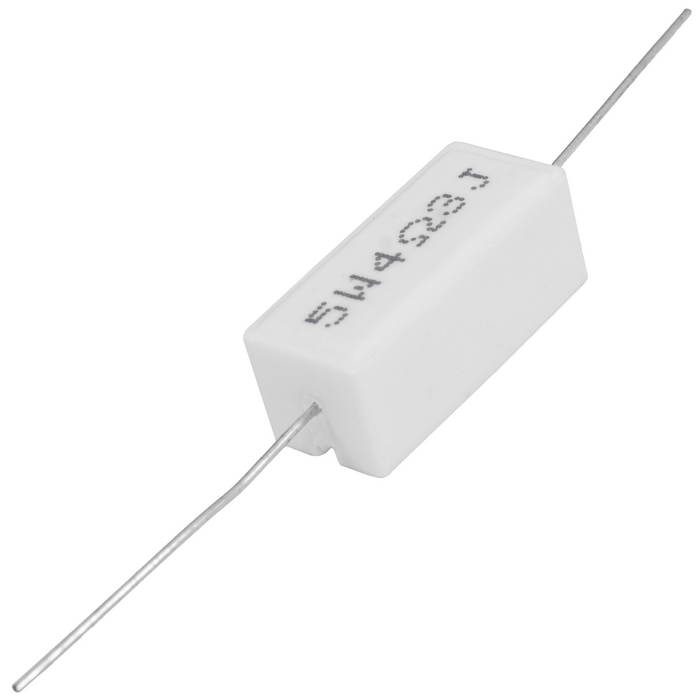 Мощный постоянный резистор XIN HUA RX27-1 4.3 Ом 5W 5% / SQP5, керамо-цементный корпус