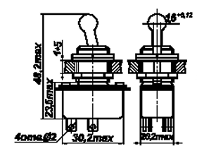Тумблер Т3-1А