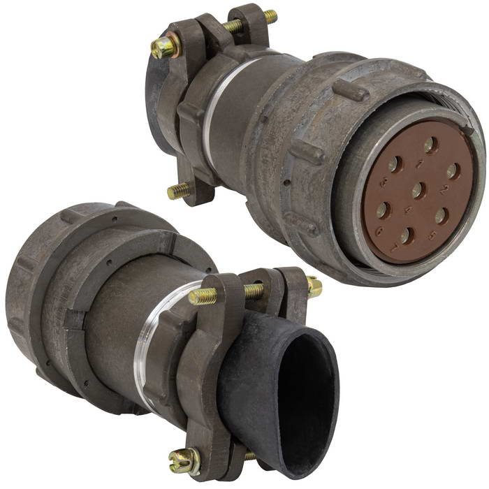 Разъём RUICHI RM33-7-TK-S-D кабельная прямая неэкранированная розетка (аналог 2рмдт33)