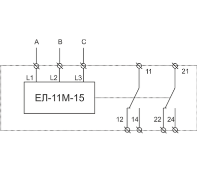 Реле ЕЛ-11М-15 AC230В УХЛ4 (Меандр 4640016934331)
