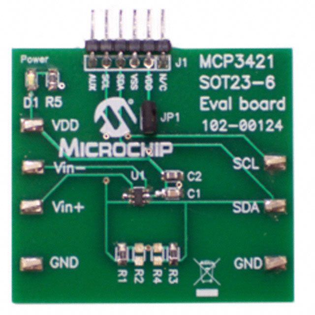 MCP3421A3T-E/CH (Аналого-цифровые преобразователи (АЦП) MCRCH)