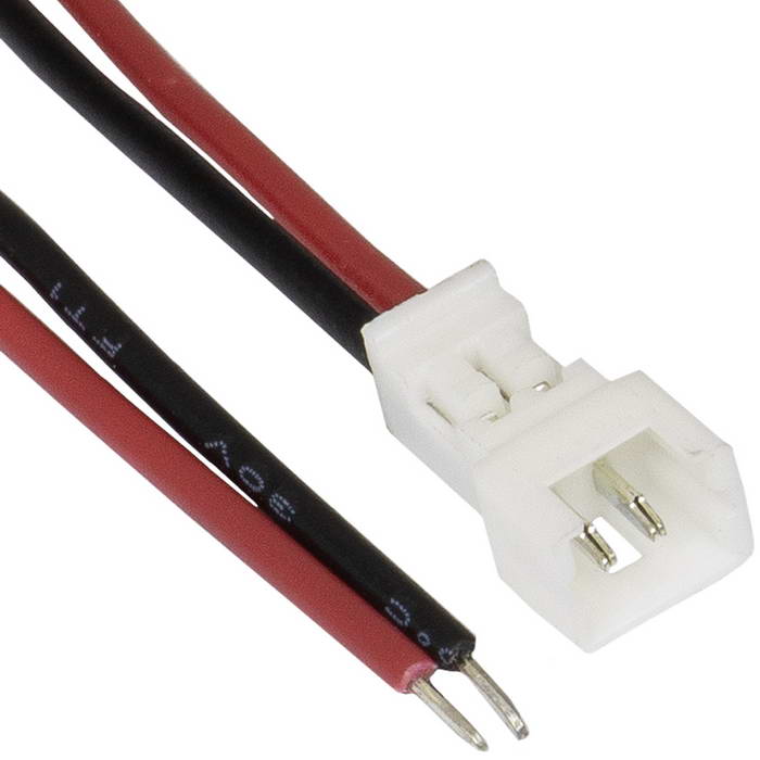 Разъём контактный RUICHI SH 1,25mm 2pin 100mm M (штекер) с 2 контактами 26AWG 10 см