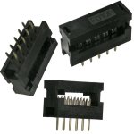Разъём IDC RUICHI FDC-10, 10 контактов