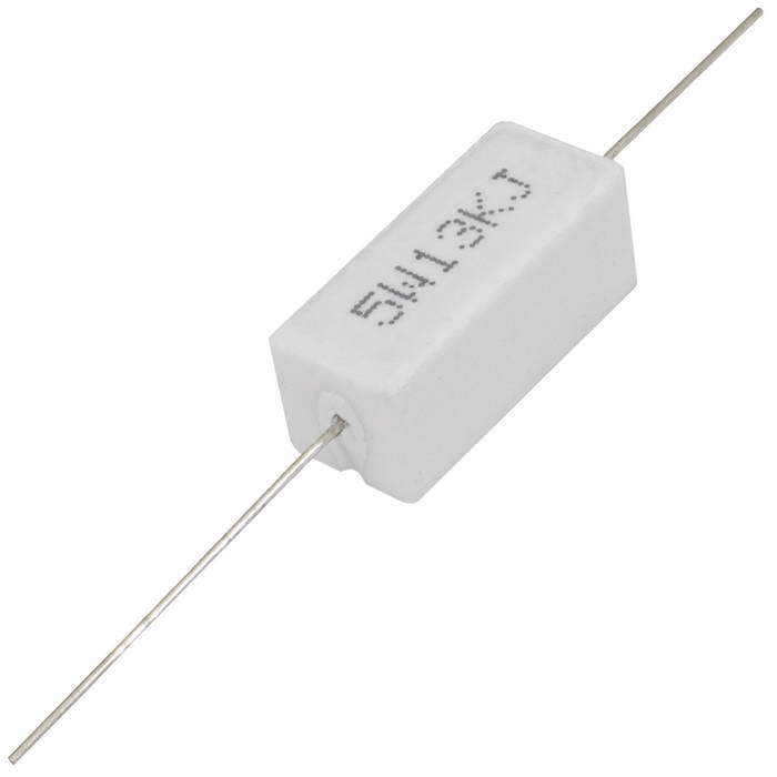 Мощный постоянный резистор XIN HUA RX27-1 13 кОм 5W 5% / SQP5, керамо-цементный корпус
