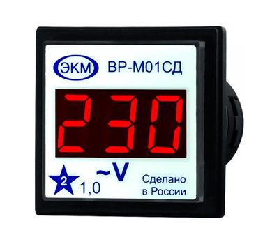 Вольтметр ВР-М01-29СД AC15-450В УХЛ2 (Меандр 4680019911960)