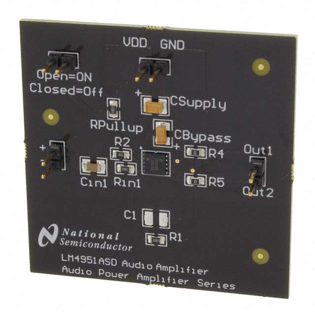 LM4951ASDBD/NOPB (Аудиоусилители TI)