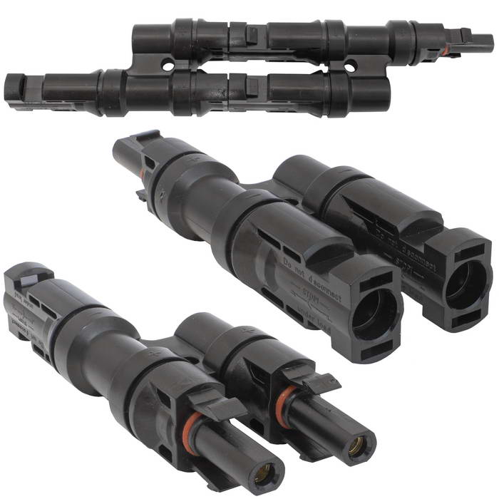 Коннектор для солнечных батарей RUICHI DF-2601A-2P (MC4 AB), универсальный