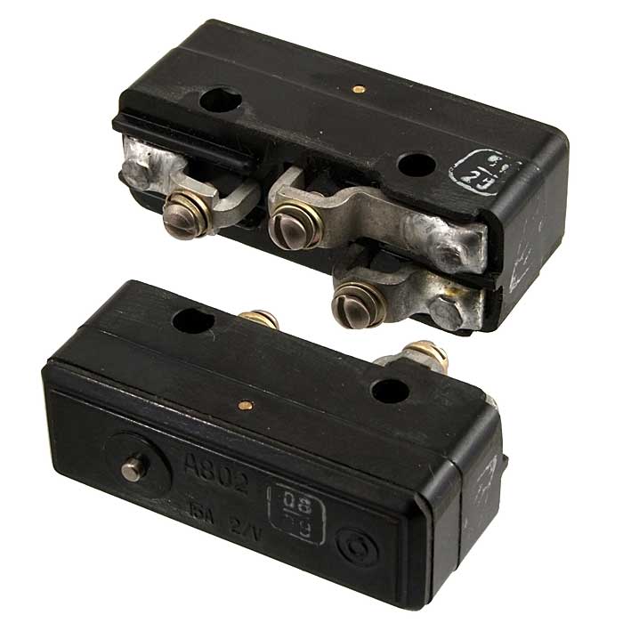 Микропереключатель А802 15А 27В