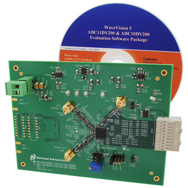 ADC10DV200CISQE/NOPB (Аналого-цифровые преобразователи (АЦП) TI)