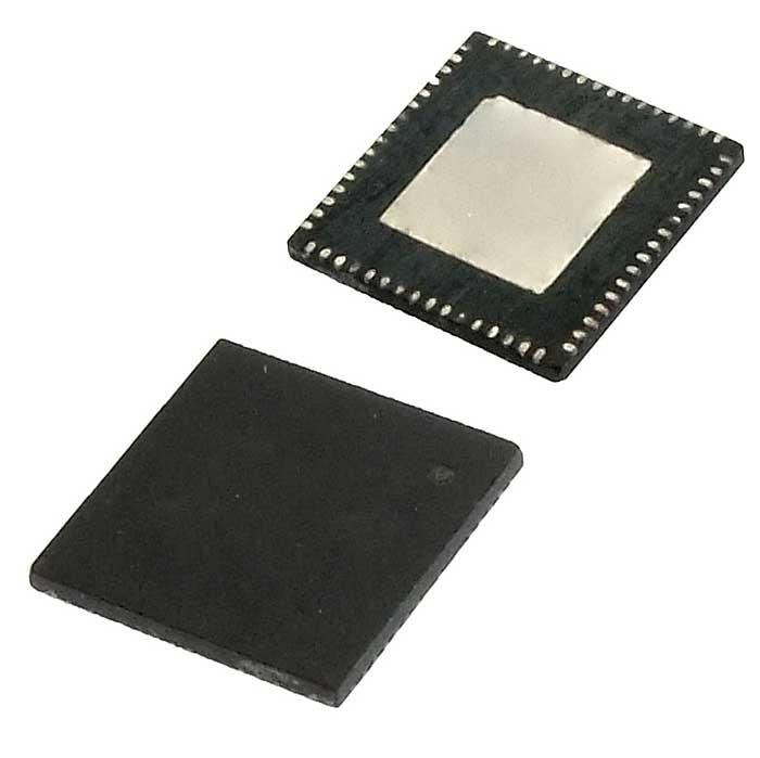 LAN9514I-JZX, Контроллер USB Microchip 2.0 HUB и Ethernet, 1.8...3.6В, -40... +85C, корпус QFN-64