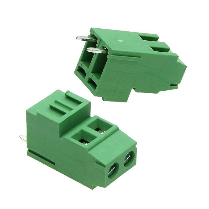 Винтовой клеммный блок ZTM-ELECTRO ZEK381V-02P (DG380-3.81-02P), на плату, 2 контакта, шаг 3.81 мм