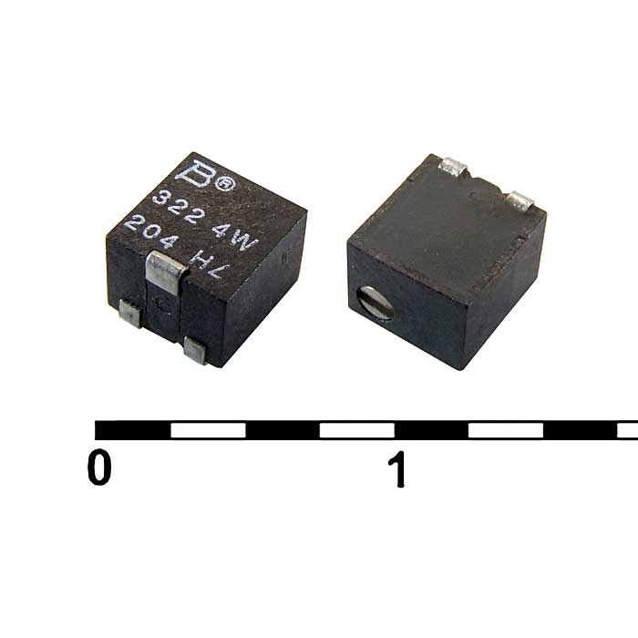 Подстроечный резистор RUICHI 3224W 200R (3224W-1-201)
