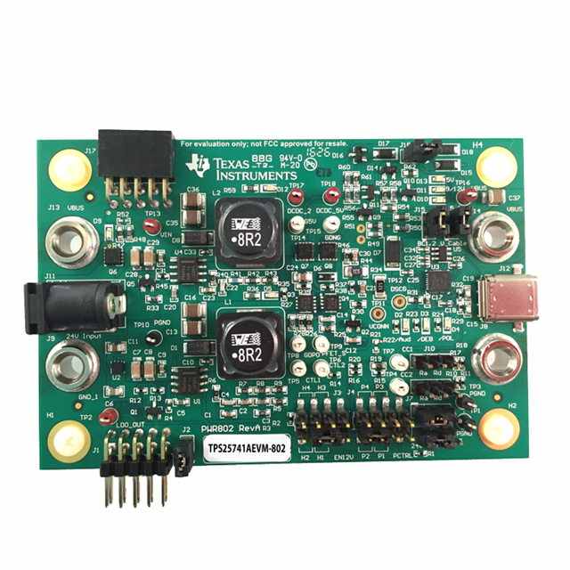 TPS25741AEVM-802 (Оценочные и демонстрационные платы и комплекты TI)