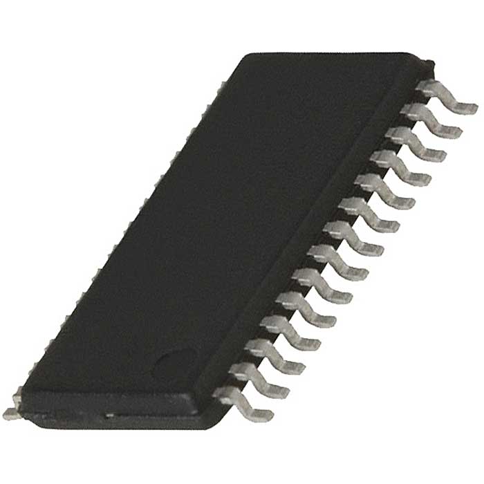 AD7734BRUZ-REEL7, четырехканальный аналого-цифровой преобразователь Analog Devices с высокой пропускной способностью, 24 бит, сигма- дельта, корпус TSSOP-28