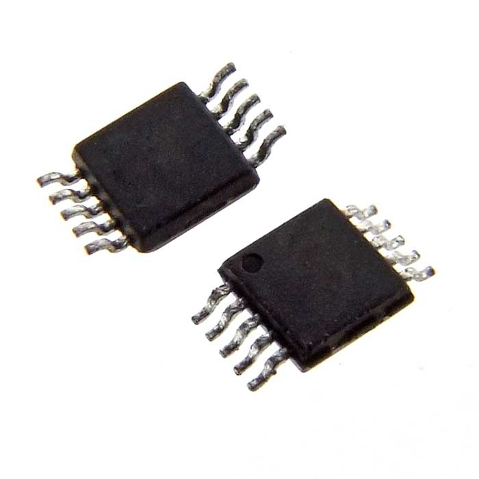RS2058XN, Аналоговый сдвоенный переключатель RUNIC, SPDT, 4.5 Ом, +1.8В ... +5.5В, корпус MSOP-10
