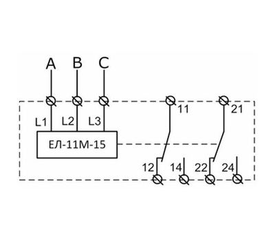 Реле ЕЛ-11М-15 AC400В УХЛ2 (Меандр 4640016934348)