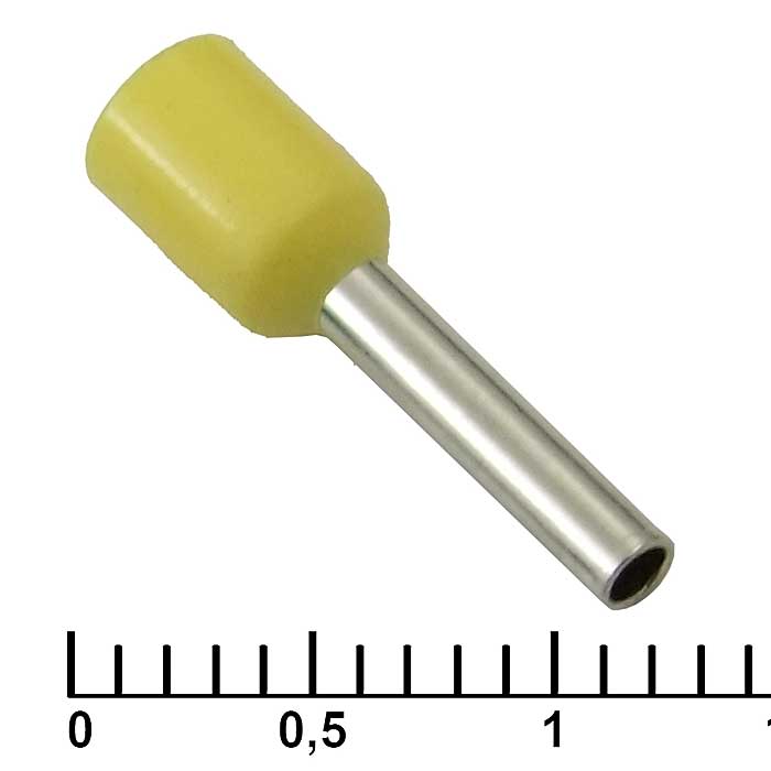Кабельный наконечник DN01510 yellow (1.7x10mm)