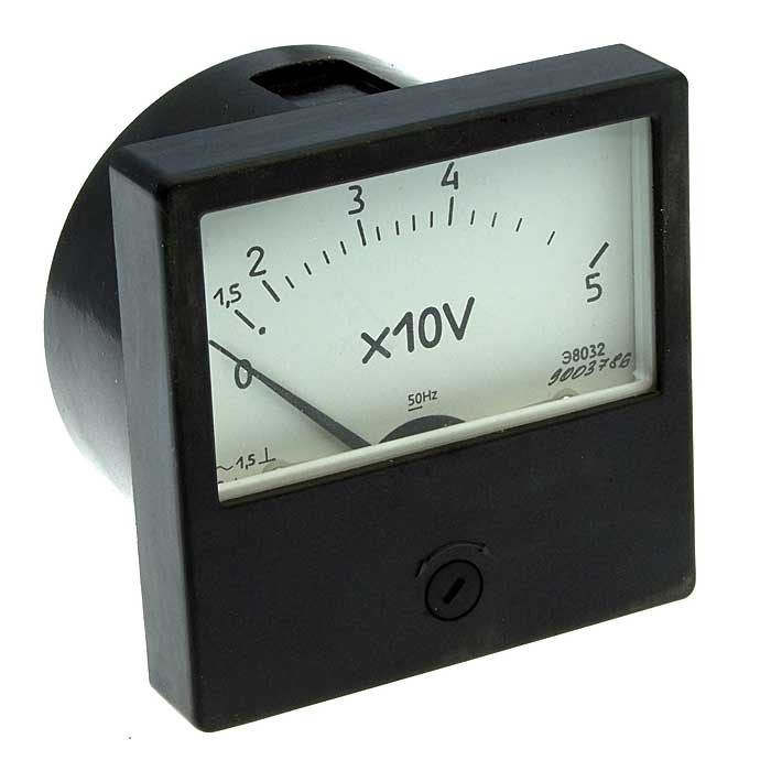 Прибор щитовой Э8032 50В (50ГЦ)