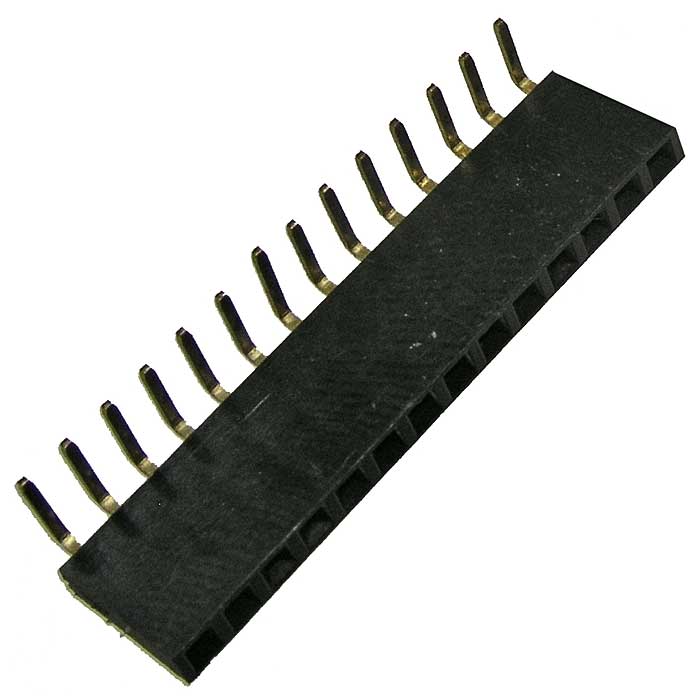 Разъем PBS-1x14R (PBS-14R)шаг 2.54 мм