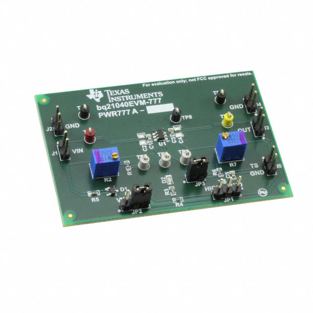 BQ21040EVM-777 (Оценочные и демонстрационные платы и комплекты TI)