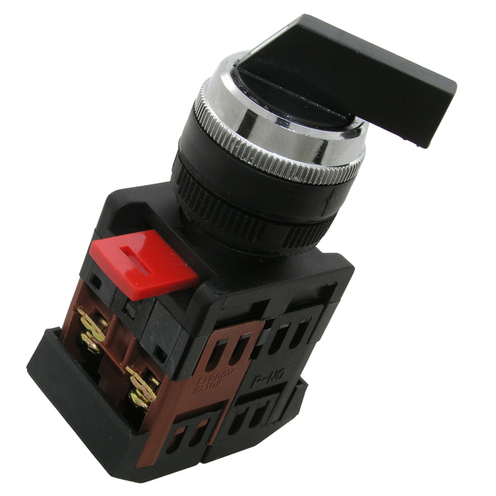 Переключатель поворотный RUICHI 3SA12-22E-11XB/31, 3 положения NO+NC, IP40, 10 А, 600 В, установочное отверстие 22 мм, винтовой зажим (4S)