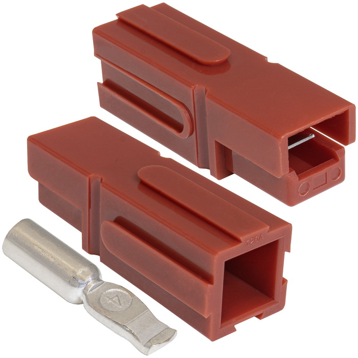 Силовой разъем RUICHI SP-30-R, 30 А, 600 В, -20...+150 °C, корпус PC UL94 V-0 красный