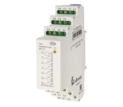 Реле промежуточное МРП-6 DC230В УХЛ4 (Меандр 4680626990389)