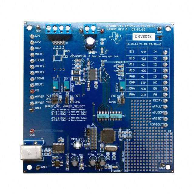 DRV8812EVM (Оценочные и демонстрационные платы и комплекты TI)