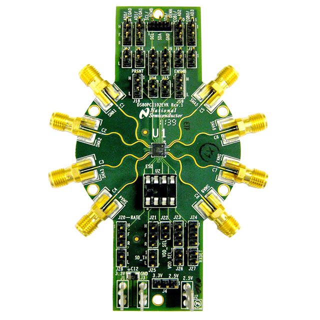 DS80PCI102EVK/NOPB (Оценочные и демонстрационные платы и комплекты TI)