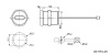 Разъём TYPE-C-2pin-20-PH2.0 RUICHI, длина кабеля 155 мм, 2 контакта, 5 А, 20 В, корпус пластиковый черный с защитной крышкой