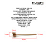 Мини пружинная антенна RUICHI RQM-E099 2.4 ГГц, 2 dBi, 20 мм, пайка, 50 Ом, медная для Wi- Fi/Bluetooth