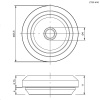 Кабельный ввод ZTM-ELECTRO ZTSS M16W, EPDM