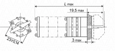 Галентный переключатель П2Г3 9П2Н
