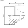 Кабельный ввод ZTM-ELECTRO ZRS M16B, EPDM