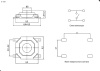 Тактовая кнопка RUICHI IT-1187U, 5.2x6.2x1.5 мм, OFF-(ON), SPST, 50 мА, 6 В, 100 мОм