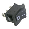 Клавишный переключатель RUICHI MRS-102(A), ON-ON, чёрный