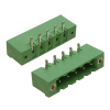 Разъемный клеммный блок на плату ZTM-ELECTRO 2ZHDRM-05P ( 2EDGRM-5.08-05P / 2EGTRM-5.08-05P ) , вилка (M), 5 контактов, шаг 3.81 мм