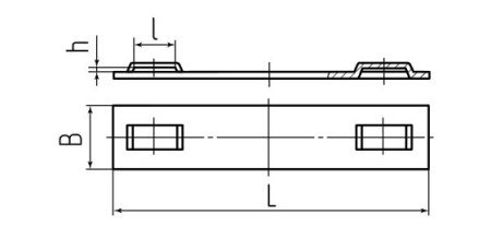 Бирки маркировочные из нержавеющей стали Fortisflex МБC(316) 89х19