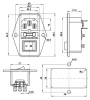 Разъём питания RUICHI AC-014, с выключателем