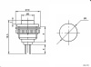 Кнопочный переключатель RUICHI DS-101, OFF-(ON)