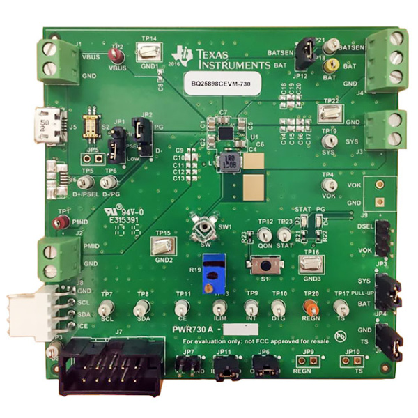 BQ25898CEVM-730 (Оценочные и демонстрационные платы и комплекты TI)
