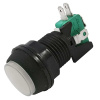 Кнопка GMSI круглая RUICHI 7B-C с LED подсветкой 12 В, 5 А, 30 мОм, 250 В, NO(NC)+NC(NO), белая