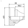 Кабельный ввод ZTM-ELECTRO ZRS PG9B, EPDM