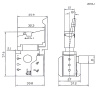 Выключатель для электроинструмента RUICHI JB15HL-1, 6 А, 250 В, 60 Гц, медь, корпус нейлоновый, c регулировкой оборотов, фиксацией и реверсом для дрели