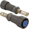 Разъём быстроразъёмный RUICHI FQ18-3pin TK-8, 3-х контактный
