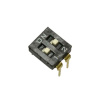 DIP-переключатель RUICHI DS 2-02, 25 мА, 24 В, 50 мОм, 2 (ON-OFF) с шагом 2,54 мм, 3х5.96х6.25 мм