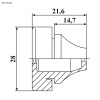Кабельный ввод ZTM-ELECTRO ZRS PG16B, EPDM