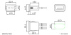 Разъём USB-4Pin-PH2.0 RUICHI, длина кабеля 100 мм, 4 контакта, 1.5 А, 20 В, корпус пластиковый черный
