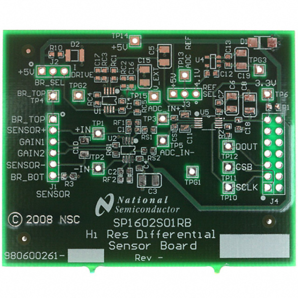 SP1602S01RB-PCB/NOPB (Оценочные и демонстрационные платы и комплекты TI)